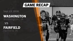 Recap: Washington  vs. Fairfield  2016