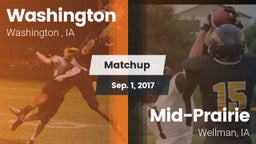 Matchup: Washington High vs. Mid-Prairie  2017