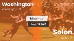 Matchup: Washington High vs. Solon  2017