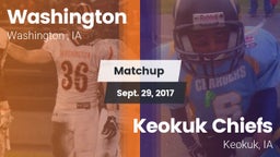 Matchup: Washington High vs. Keokuk Chiefs 2017