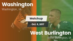 Matchup: Washington High vs. West Burlington  2017