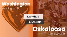 Matchup: Washington High vs. Oskaloosa  2017