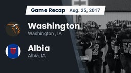 Recap: Washington  vs. Albia  2017