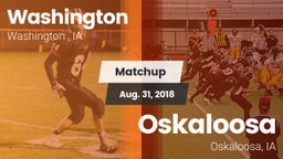 Matchup: Washington High vs. Oskaloosa  2018