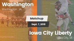 Matchup: Washington High vs. Iowa City Liberty  2018