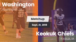 Matchup: Washington High vs. Keokuk Chiefs 2018