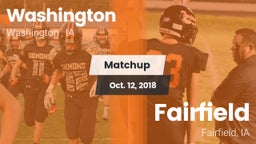 Matchup: Washington High vs. Fairfield  2018