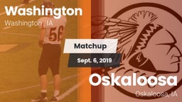Matchup: Washington High vs. Oskaloosa  2019