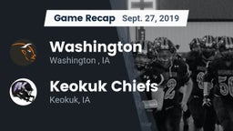 Recap: Washington  vs. Keokuk Chiefs 2019