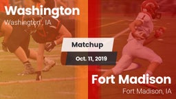 Matchup: Washington High vs. Fort Madison  2019