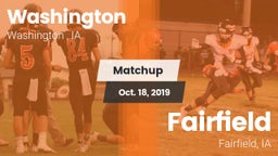 Matchup: Washington High vs. Fairfield  2019
