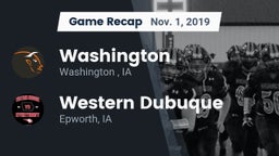 Recap: Washington  vs. Western Dubuque  2019