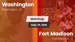 Matchup: Washington High vs. Fort Madison  2020