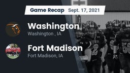 Recap: Washington  vs. Fort Madison  2021