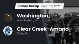 Recap: Washington  vs. Clear Creek-Amana 2021