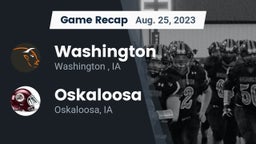 Recap: Washington  vs. Oskaloosa  2023