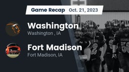 Recap: Washington  vs. Fort Madison  2023