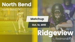 Matchup: North Bend High vs. Ridgeview  2018