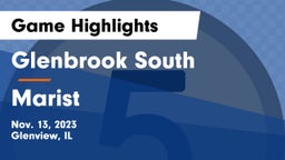 Glenbrook South  vs Marist  Game Highlights - Nov. 13, 2023