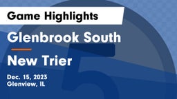 Glenbrook South  vs New Trier  Game Highlights - Dec. 15, 2023
