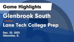 Glenbrook South  vs Lane Tech College Prep Game Highlights - Dec. 23, 2023