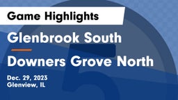 Glenbrook South  vs Downers Grove North  Game Highlights - Dec. 29, 2023