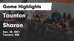 Taunton  vs Sharon  Game Highlights - Dec. 20, 2021