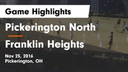 Pickerington North  vs Franklin Heights  Game Highlights - Nov 25, 2016
