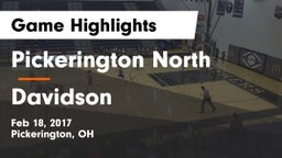 Pickerington North  vs Davidson  Game Highlights - Feb 18, 2017