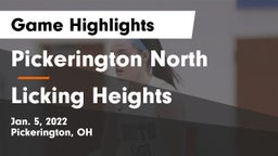 Pickerington North  vs Licking Heights  Game Highlights - Jan. 5, 2022