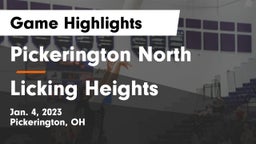 Pickerington North  vs Licking Heights  Game Highlights - Jan. 4, 2023