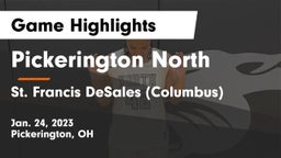 Pickerington North  vs St. Francis DeSales  (Columbus) Game Highlights - Jan. 24, 2023