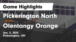 Pickerington North  vs Olentangy Orange  Game Highlights - Jan. 3, 2024
