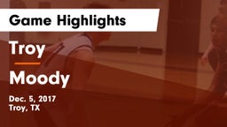 Troy  vs Moody  Game Highlights - Dec. 5, 2017