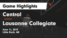 Central  vs Lausanne Collegiate  Game Highlights - June 11, 2019