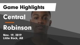 Central  vs Robinson  Game Highlights - Nov. 19, 2019