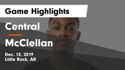 Central  vs McClellan  Game Highlights - Dec. 13, 2019