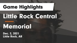 Little Rock Central  vs Memorial  Game Highlights - Dec. 2, 2021