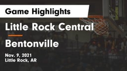 Little Rock Central  vs Bentonville  Game Highlights - Nov. 9, 2021