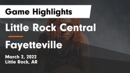 Little Rock Central  vs Fayetteville  Game Highlights - March 2, 2022