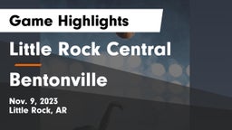 Little Rock Central  vs Bentonville  Game Highlights - Nov. 9, 2023