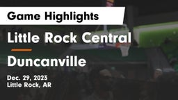 Little Rock Central  vs Duncanville  Game Highlights - Dec. 29, 2023