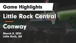 Little Rock Central  vs Conway  Game Highlights - March 8, 2024