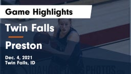 Twin Falls  vs Preston  Game Highlights - Dec. 4, 2021
