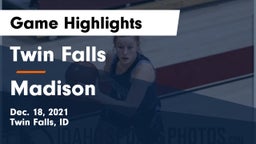 Twin Falls  vs Madison  Game Highlights - Dec. 18, 2021