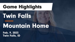 Twin Falls  vs Mountain Home  Game Highlights - Feb. 9, 2023