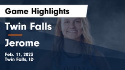 Twin Falls  vs Jerome  Game Highlights - Feb. 11, 2023