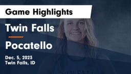 Twin Falls  vs Pocatello  Game Highlights - Dec. 5, 2023