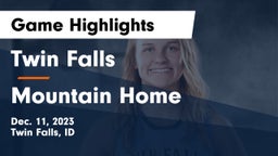 Twin Falls  vs Mountain Home  Game Highlights - Dec. 11, 2023