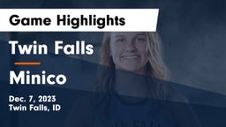 Twin Falls  vs Minico  Game Highlights - Dec. 7, 2023